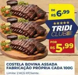 Supermercados Tridico costela bovina assada oferta