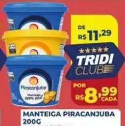 Supermercados Tridico Manteiga piracanjuba oferta