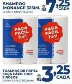 Supermercados Tridico toalhas de papel faca facil com 2 rolos oferta