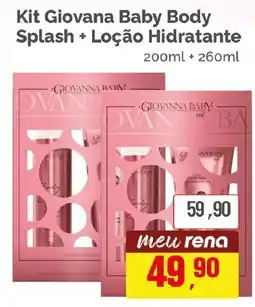 Supermercados Rena Kit Giovana Baby Body Splash + Loção Hidratante oferta