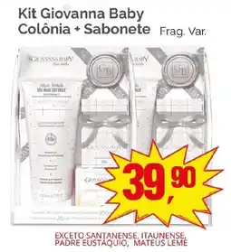 Supermercados Rena Kit Giovanna Baby Colônia + Sabonete oferta
