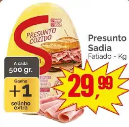 Supermercados Rena Presunto Sadia oferta