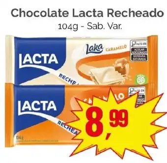 Chocolate lacta recheado