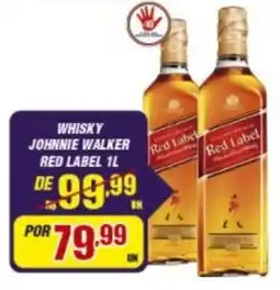 Violeta Supermercados Whisky johnnie walker red label 1l oferta