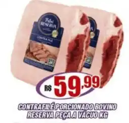 Violeta Supermercados Contrafilé porcionado bovino reserva peça a vácuo oferta