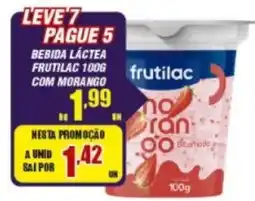 Violeta Supermercados bebida láctea frutilac 100g com morango oferta
