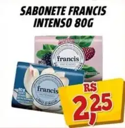 Zattão Supermercado Sabonete francis intenso oferta