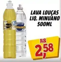Zattão Supermercado Lava louças liq. minuano oferta
