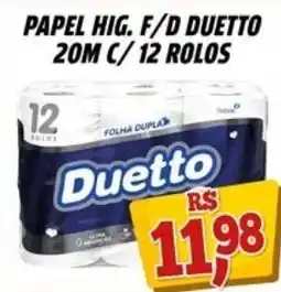 Zattão Supermercado papel hig. f/d duetto oferta
