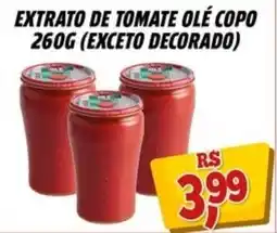 Zattão Supermercado Extrato de tomate olé copo oferta