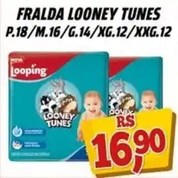 Zattão Supermercado Fralda looney tunes oferta