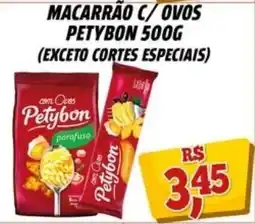 Zattão Supermercado Macarrão c/ ovos petybon oferta
