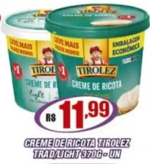 Creme de ricota tirolez trad/light