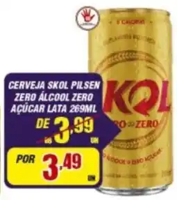 Violeta Supermercados Cerveja skol pilsen zero álcool zero açúcar oferta