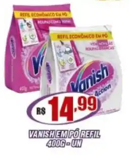 Violeta Supermercados Vanish em pó refil oferta