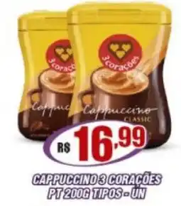 Violeta Supermercados Cappuccino 3 corações oferta