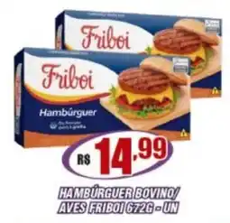 Violeta Supermercados Hambúrguer bovino/aves friboi oferta