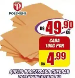 Violeta Supermercados queijo processado cheddar polenghi fatiado kg oferta