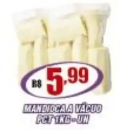 Violeta Supermercados Mandioca a vácuo oferta