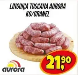 Zattão Supermercado Linguiça Toscana Aurora oferta