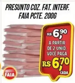Zattão Supermercado presunto coz. fat. interf. oferta