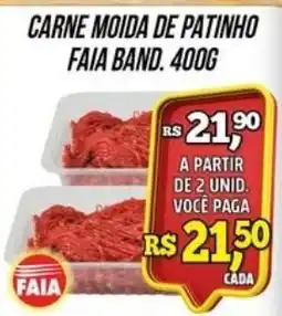 Zattão Supermercado Carne moída de patinho faia band oferta