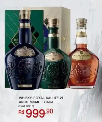 Whisky royal salute 21 anos