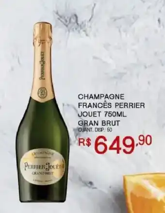 Champagne francês perrier jouet grand brut
