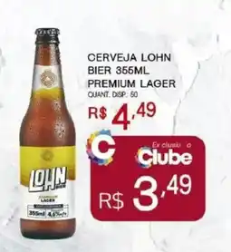 Bistek Supermercados Cerveja lohn bier 355ml premium lager oferta