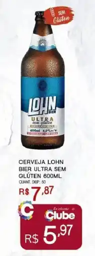 Bistek Supermercados Cerveja lohn bier ultra sem glúten oferta