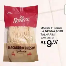 Bistek Supermercados Massa fresca la nonna talharim oferta