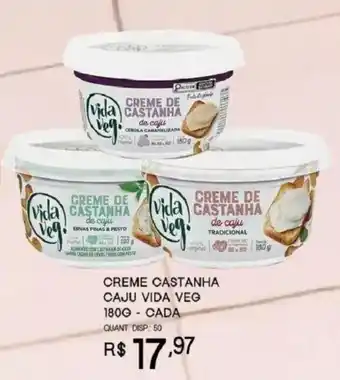 Creme castanha caju vida veg