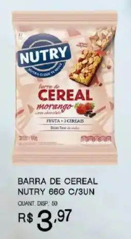 Bistek Supermercados Barra de cereal nutry oferta