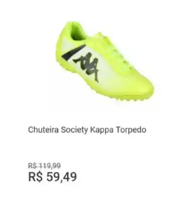 Chuteira Society Kappa Torpedo