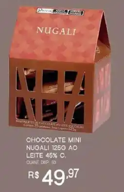 Bistek Supermercados Chocolate mini nugali oferta