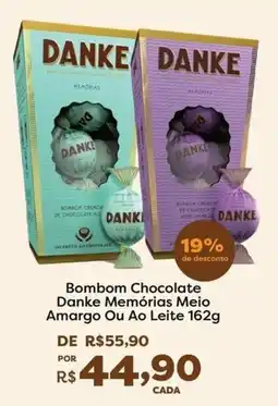 Mercadinhos São Luiz Bombom Chocolate Danke Memórias oferta