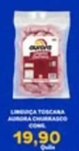 Carvalho Supermercado Linguiça Toscana Aurora Churrasco oferta