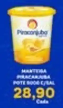 Carvalho Supermercado Manteiga piracanjuba oferta