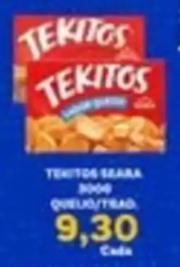Carvalho Supermercado Tekitos sabor queijo oferta