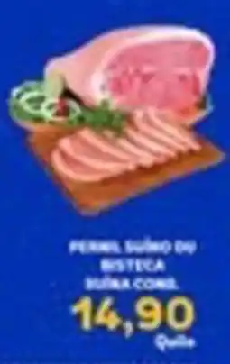 Carvalho Supermercado Pernil suíno do bisteca suína com oferta