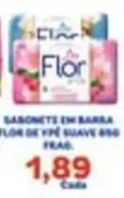 Carvalho Supermercado Sabonetes em barra flor de pé suave 88g oferta