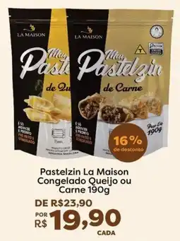 Mercadinhos São Luiz Pastelzin la maison congelado queijo ou carne oferta