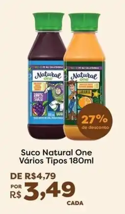 Mercadinhos São Luiz Suco natural one vários tipos oferta