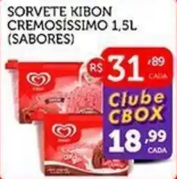 CenterBox Sorvete kibon cremosíssimo 1,5l (sabores) oferta