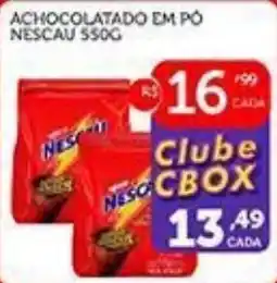 CenterBox achocolatado em pó nescau oferta