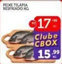 CenterBox Peixe tilápia resfriado kg oferta