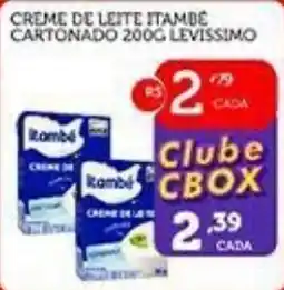 CenterBox Creme de leite itambé oferta