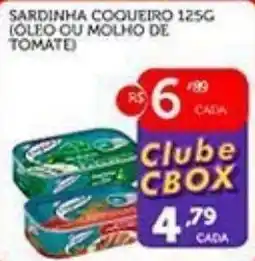 CenterBox Sardinha coqueiro 125g oferta