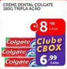 Creme dental colgate triplo ação