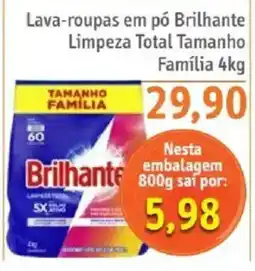 Sonda Lava-roupas em pó Brilhante oferta